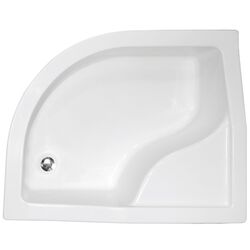 Cadita de dus Besco Maxi Right BAM-100-NP 100x80 (White) Thumb