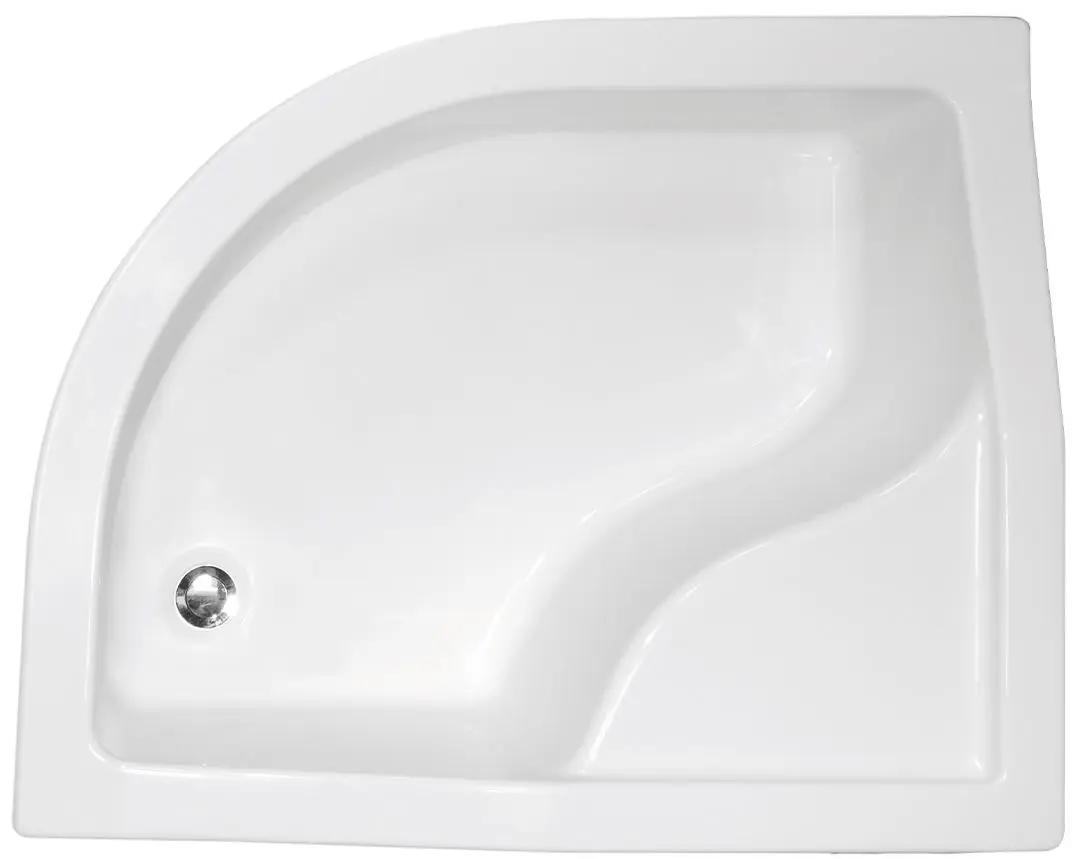 Cadita de dus Besco Maxi Right BAM-120-NP 120x85 (White) - 2