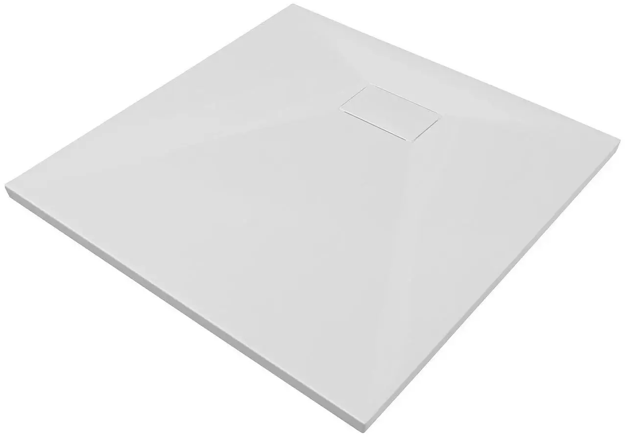 Cadita de dus Besco Vexo 90x90 (White)