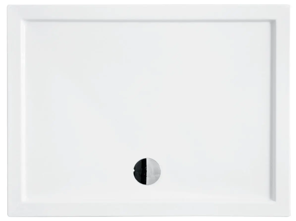 Cadita de dus incorporabila Besco Alpina 100x80 (White)