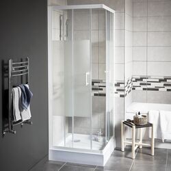 Cadita de dus Cooke&Lewis Lagan 80x80x15 (White) Thumb