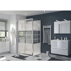 Cadita de dus GoodHome Limski 120x80x2.8 (White) Thumb