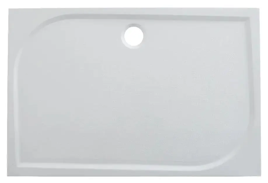 Cadita de dus GoodHome Limski 120x80x2.8 (White)