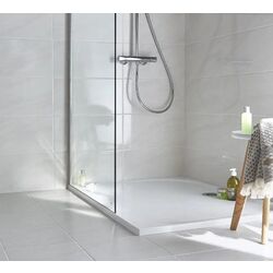 Cadita de dus GoodHome Limski 120x90x2.8 (White) Thumb