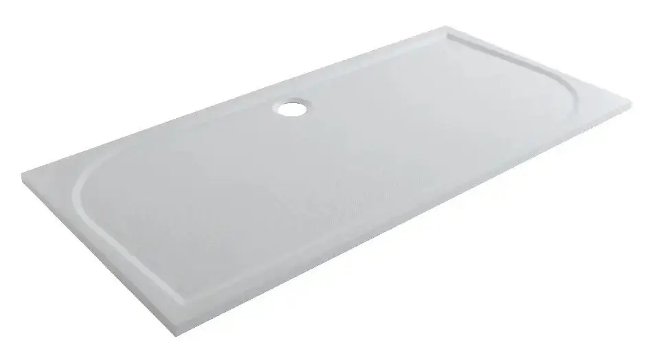 Cadita de dus GoodHome Limski 160x80x2.8 (White) - 2