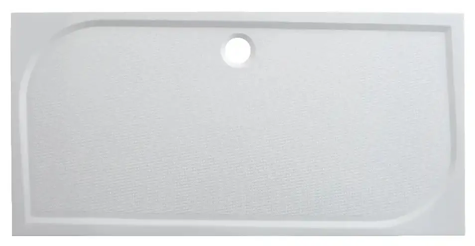 Cadita de dus GoodHome Limski 160x80x2.8 (White)