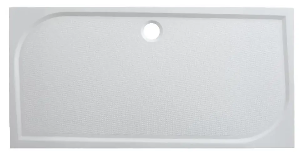 Cadita de dus GoodHome Limski 160x90x2.8 (White)