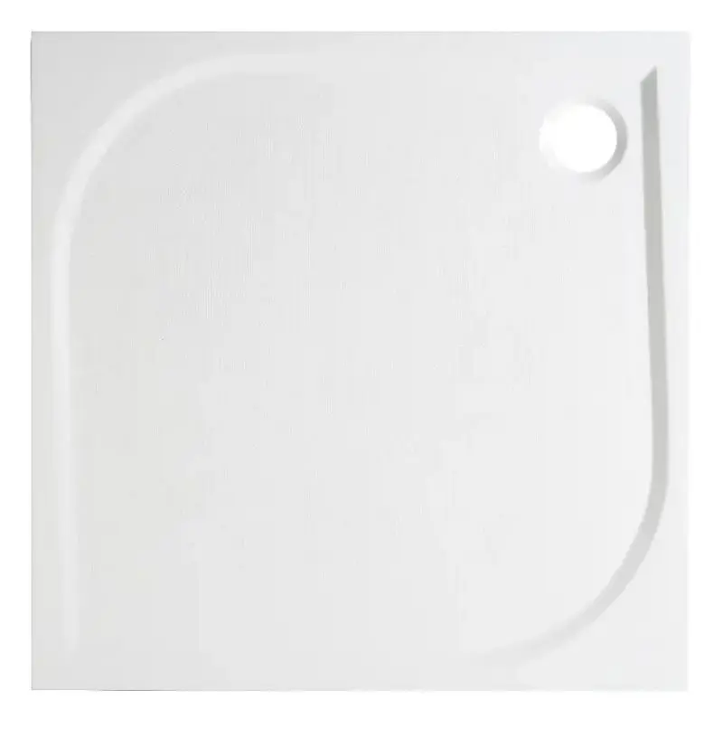 Cadita de dus GoodHome Limski Square 90x90x2.8 (White)