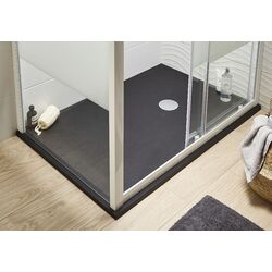 Cadita de dus GoodHome Piro 120x80x2.7 (Black) Thumb
