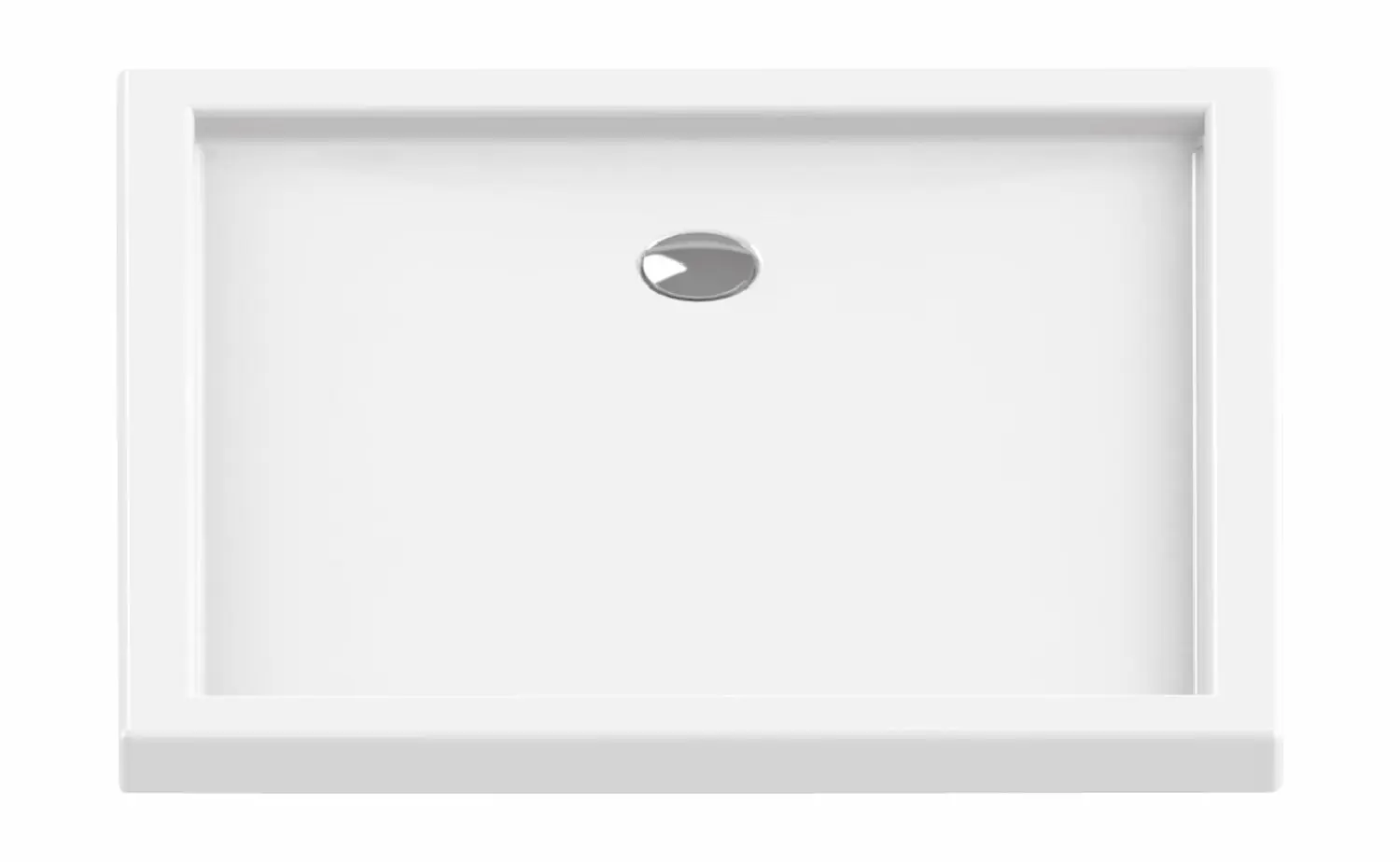 Cadita de dus New Trendy Cantare B-0139 90x80x6 (White)