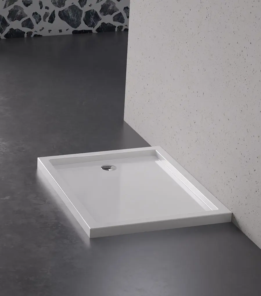 Cadita de dus New Trendy Cantare B-0424 100x80x4.5 (White)