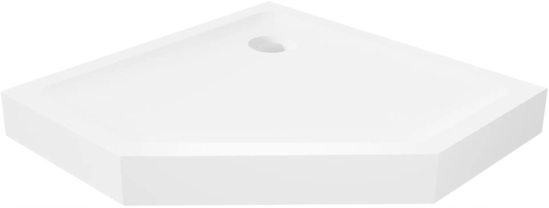 Cadita de dus New Trendy Mild B-0603 90x90x11.5 (White)