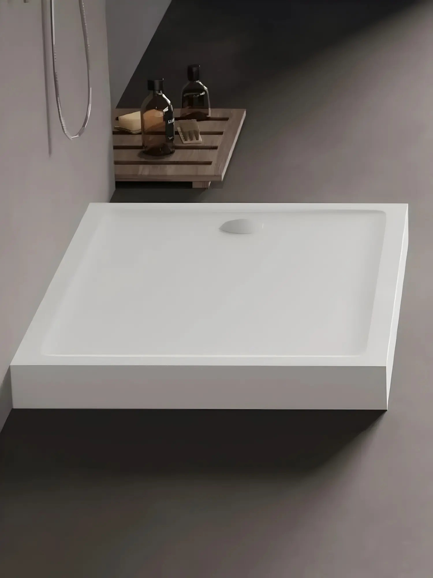 Cadita pentru dus New Trendy Mild B-0619 120x90 (White) - 2