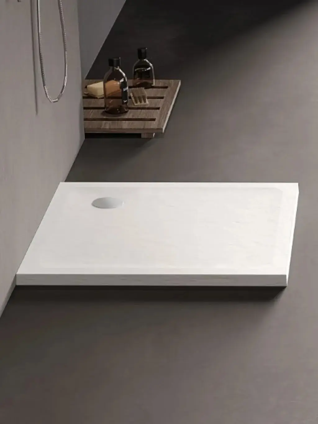 Душевой поддон New Trendy Mild Stone B-0542 90x90 (White) - 2