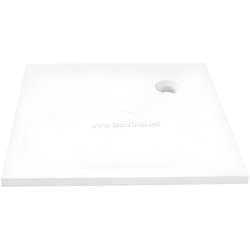 Cadita pentru dus New Trendy Mild Stone B-0542 90x90 (White)