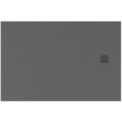 Cadita de dus New Trendy Mori B-0397 100x90x3 (Gray)