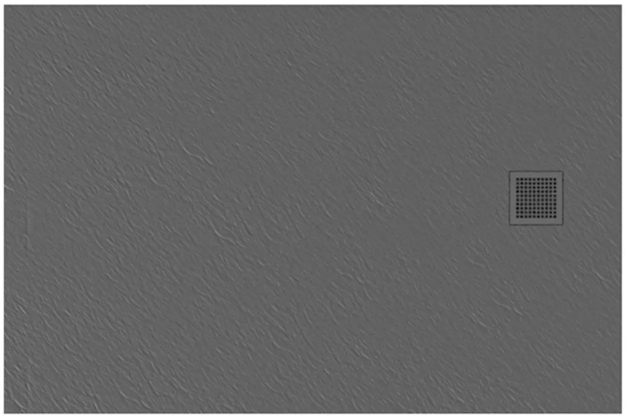 Cadita de dus New Trendy Mori B-0397 100x90x3 (Gray)