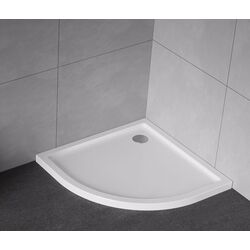 Cadita de dus New Trendy New Cantare B-0382 90x90x4.5 (White) Thumb