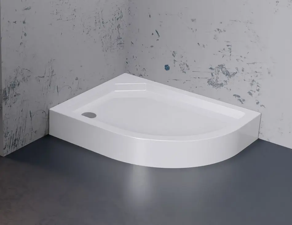 Cadita de dus New Trendy New Maxima B-0340 120x85x17 Left (White)