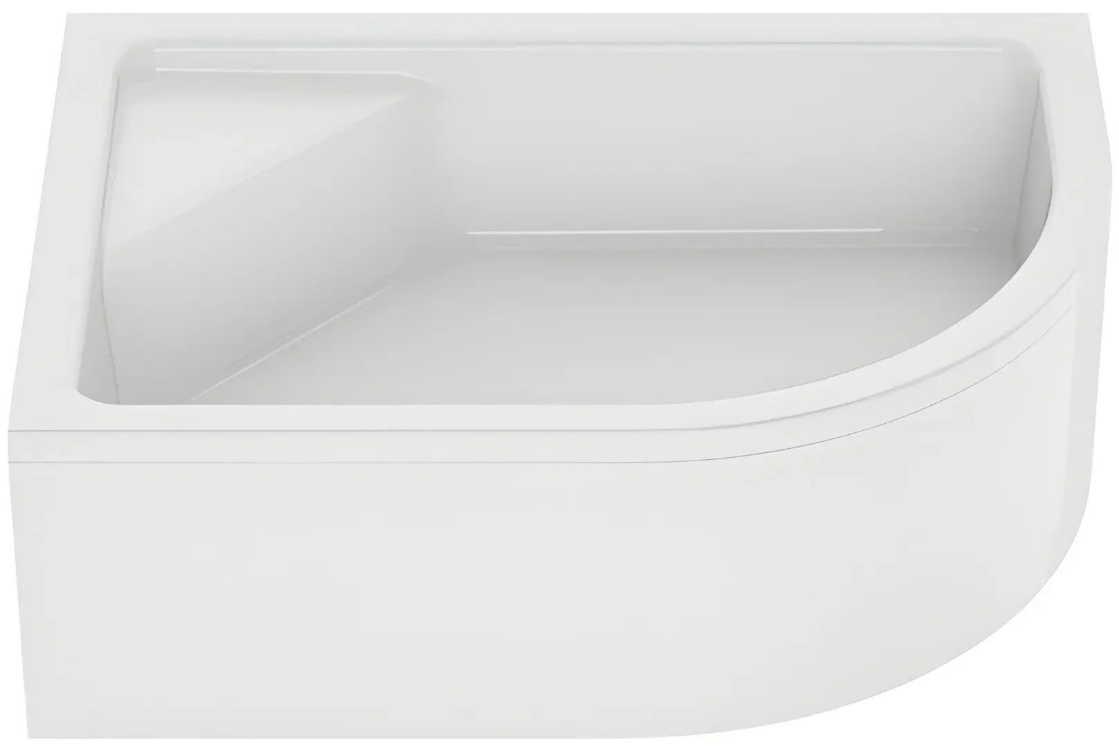 Cadita pentru dus New Trendy New Maxima O-0149 120x85x35 (White)