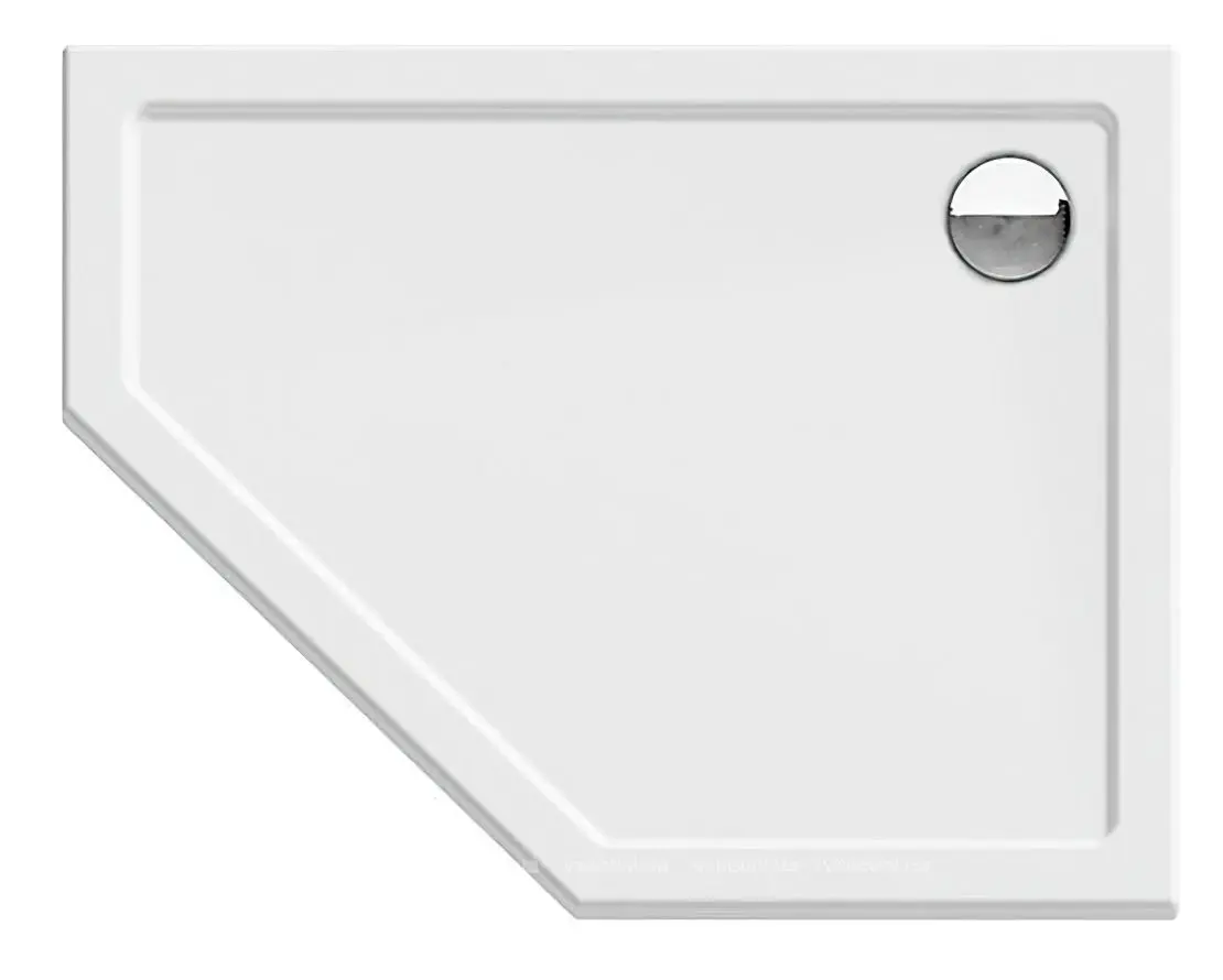 Поддон New Trendy New Azura B-0419 100х80x5 Right (White)