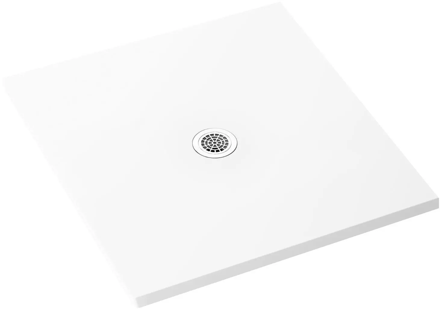 Cadita pentru dus Polimat Fresco 90x90x2.5 (White)