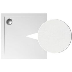 Cadita de dus Polimat Geos 90x90x4.5 (White) Thumb