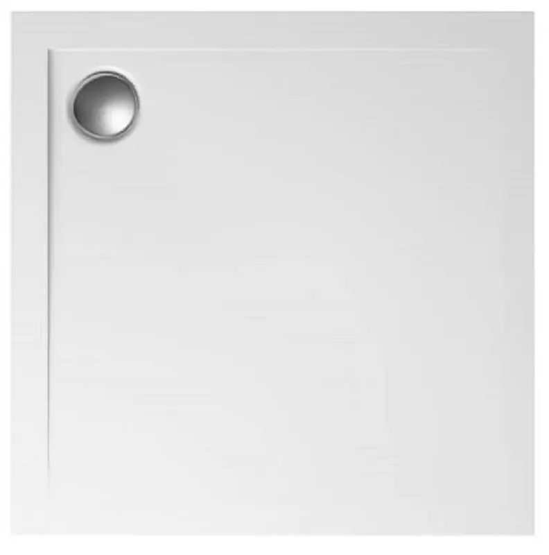 Cadita de dus Polimat Geos 90x90x4.5 (White)