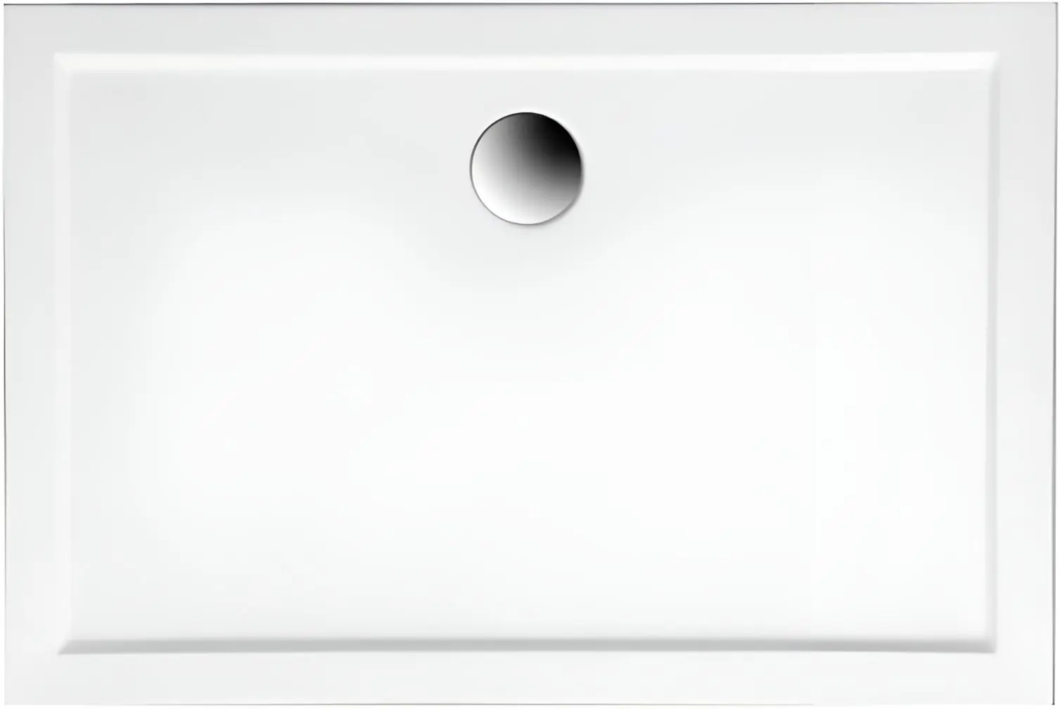 Cadita de dus Polimat Goliat 120x80x14 (White)