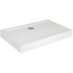 Cadita pentru dus Polimat Goliat 90x80 (White) Thumb