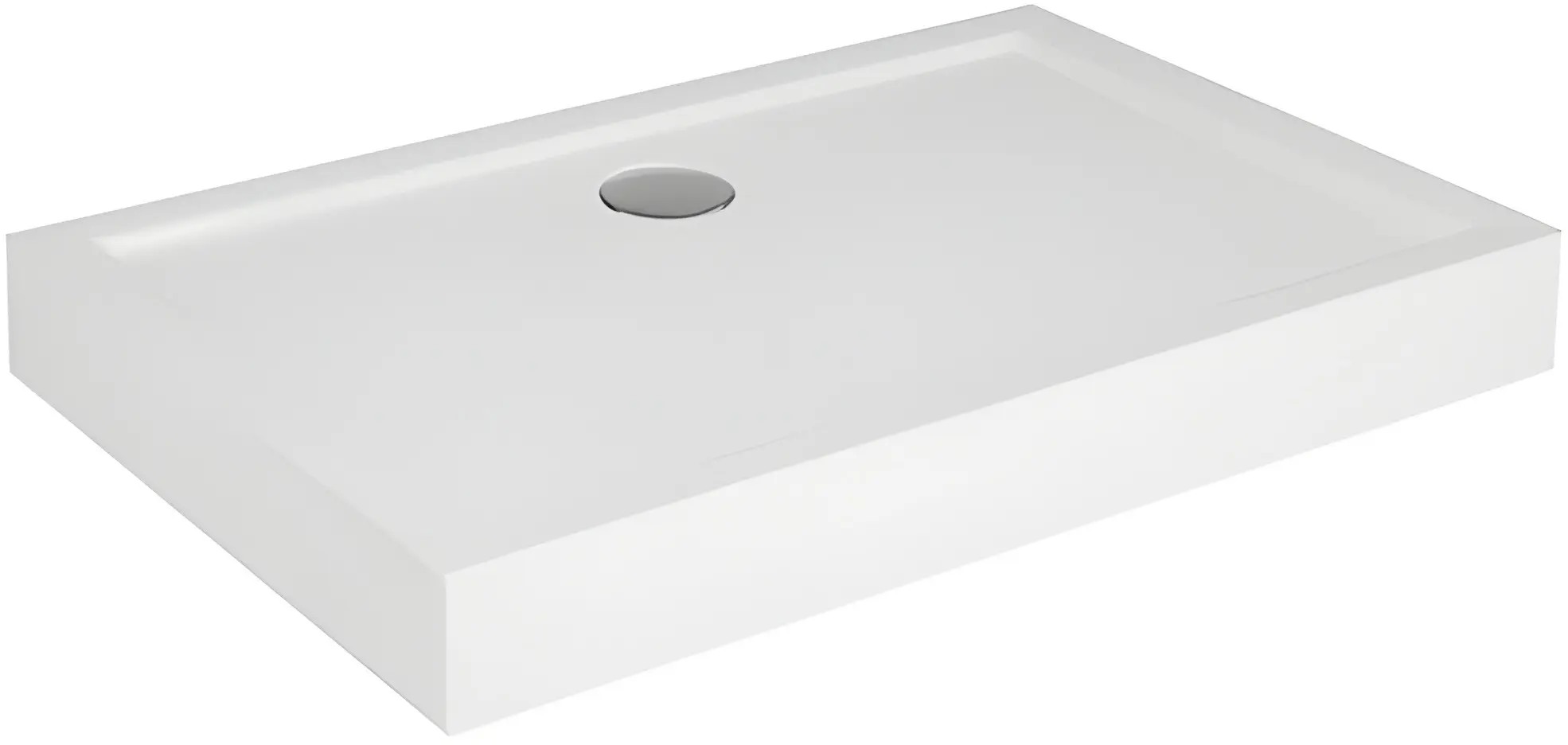 Cadita pentru dus Polimat Goliat 90x80 (White) - 2