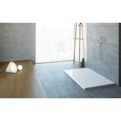 Cadita de dus Polimat Vegar 100x80x4.5 (White) Thumb