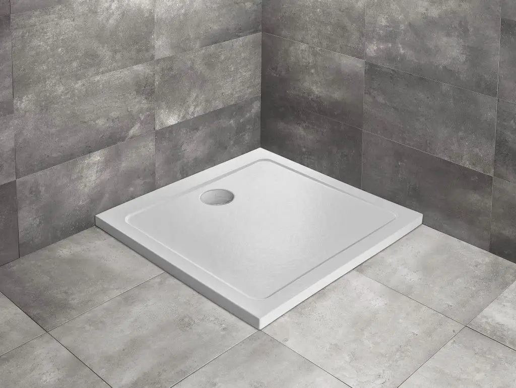 Душевой поддон Radaway Doros C 90x90 (Stone White) - 2