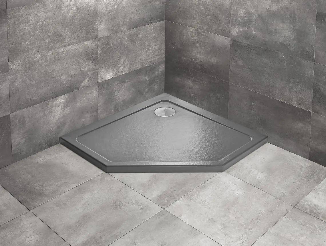 Душевой поддон Radaway Doros PT 90x90 (Stone Anthracite) - 2