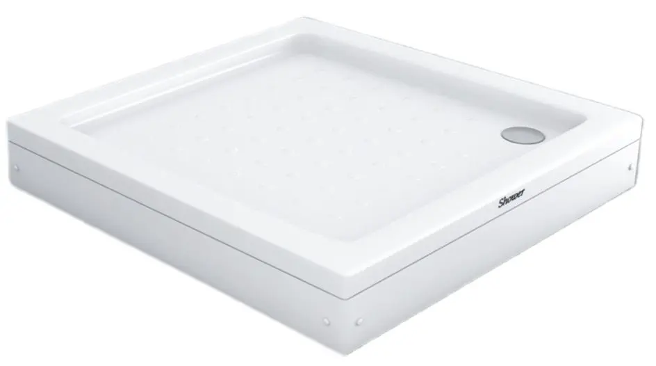 Cadita de dus Shower Carisma 100x100 (White)