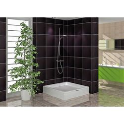 Cadita de dus Shower Carisma 90x90x18 (White) Thumb