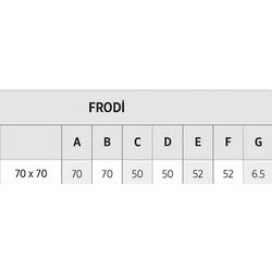 Душевой поддон Shower Frodi 70x70 (White) Thumb