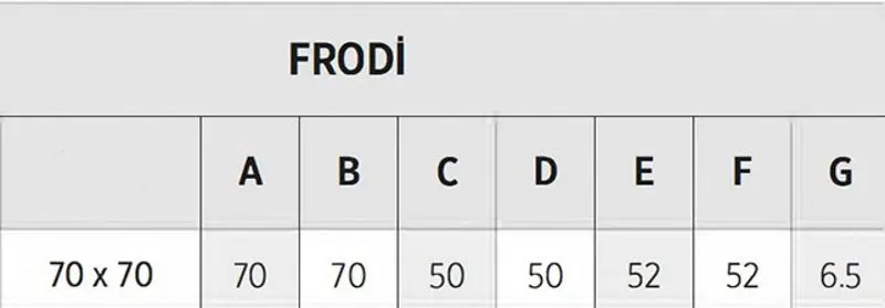 Душевой поддон Shower Frodi 70x70 (White) - 3