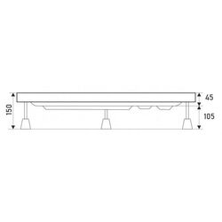 Cadita de dus Shower Showart Londra 80x80 (White) Thumb