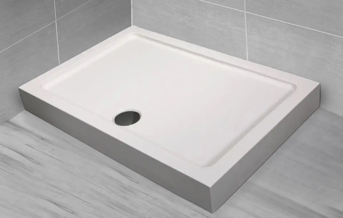 Cadita de dus Volle Libra 10-22-908Tray 120x80x13.5 (White) - 2