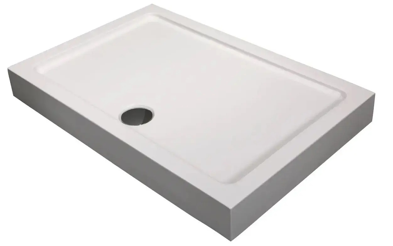 Cadita de dus Volle Libra 10-22-908Tray 120x80x13.5 (White)