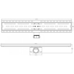 Rigola de dus Gehler Camino TD-G125BG 600x90 (Inox) Thumb