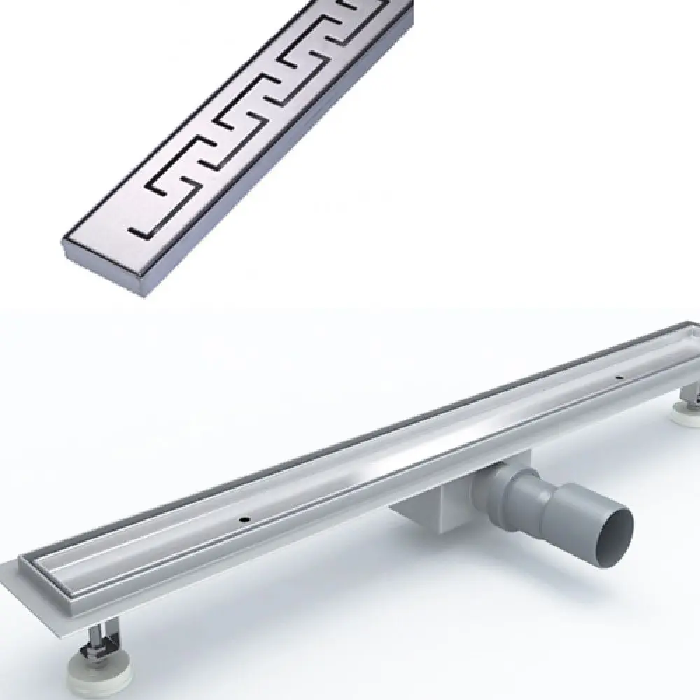 Rigola de dus Gehler Meandros EO BJ-LSF+G028 600x70 (Inox) - 3