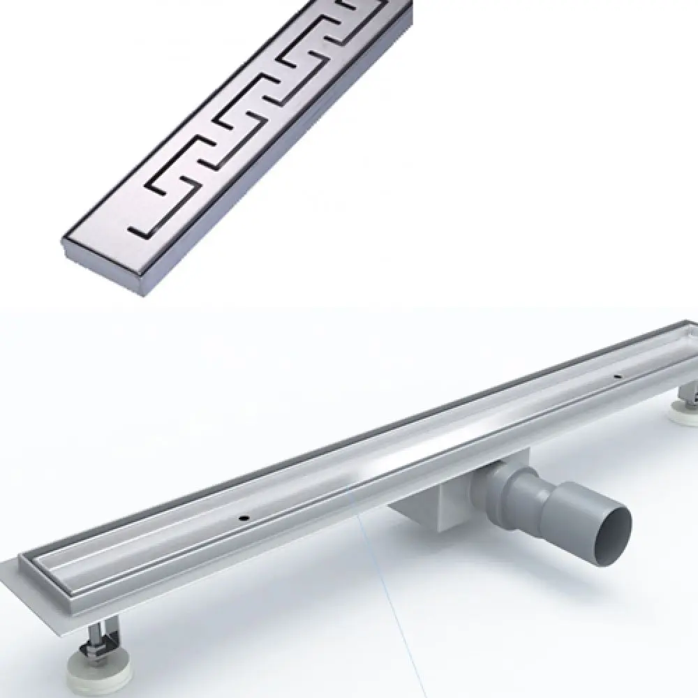 Rigola de dus Gehler Meandros EO BJ-LSF+G028 800x70 (Inox) - 3