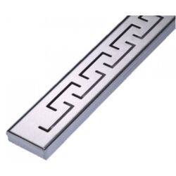 Rigola de dus Gehler Meandros EO BJ-LSF+G028 800x70 (Inox)