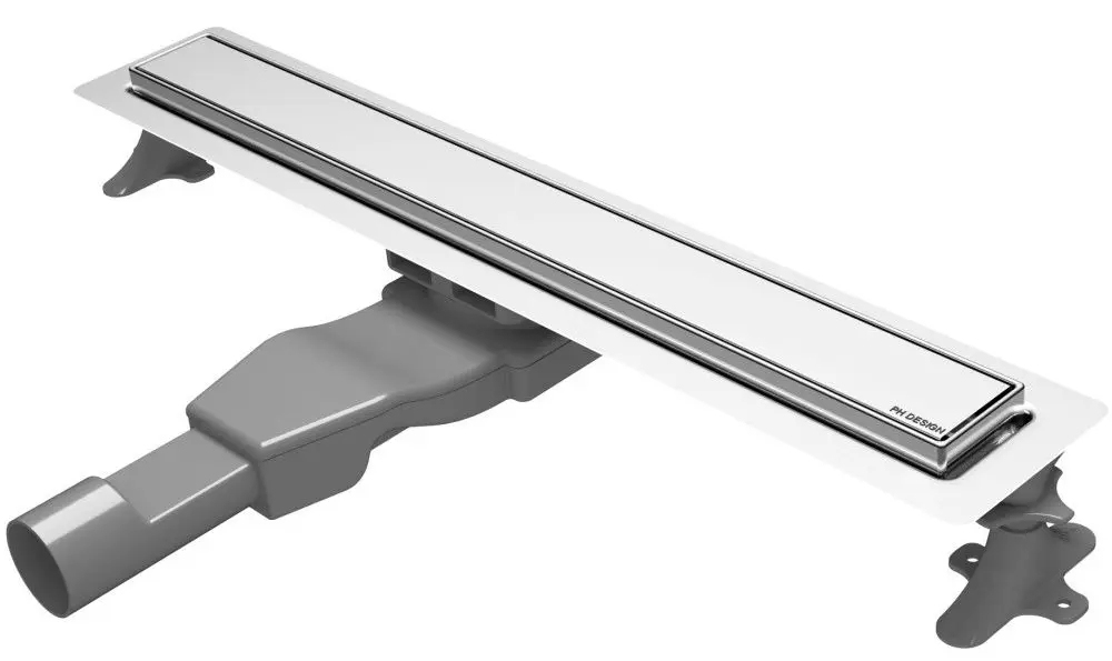 Душевой трап Wirquin Essentials Flat Linear 30950218 400x55 (Chrome)