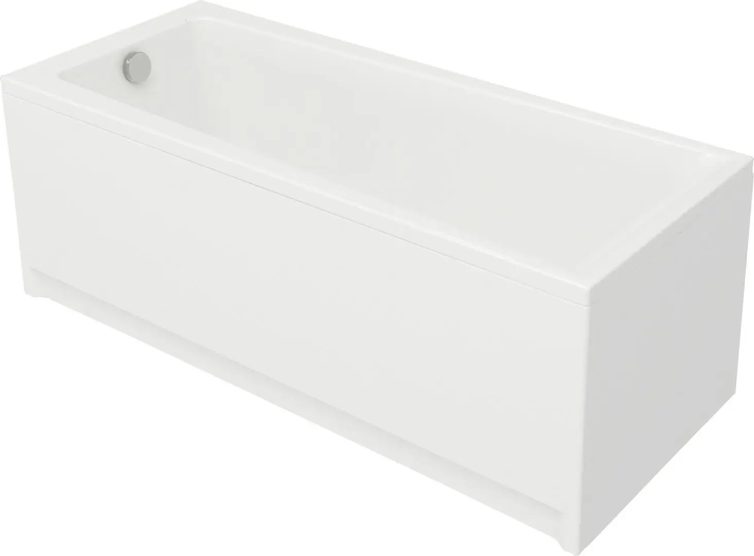 Panou pentru cada Cersanit Lorena 170x58 (White)