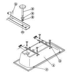 Ножки для ванны Ideal Standard B156467 Thumb