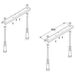 Ножки для ванны Ideal Standard Multisuite C896067 Thumb