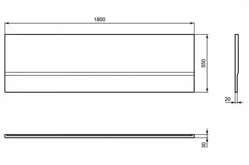 Панель для ванны Ideal Standard Hotline New 180 K230101 (White) - 3